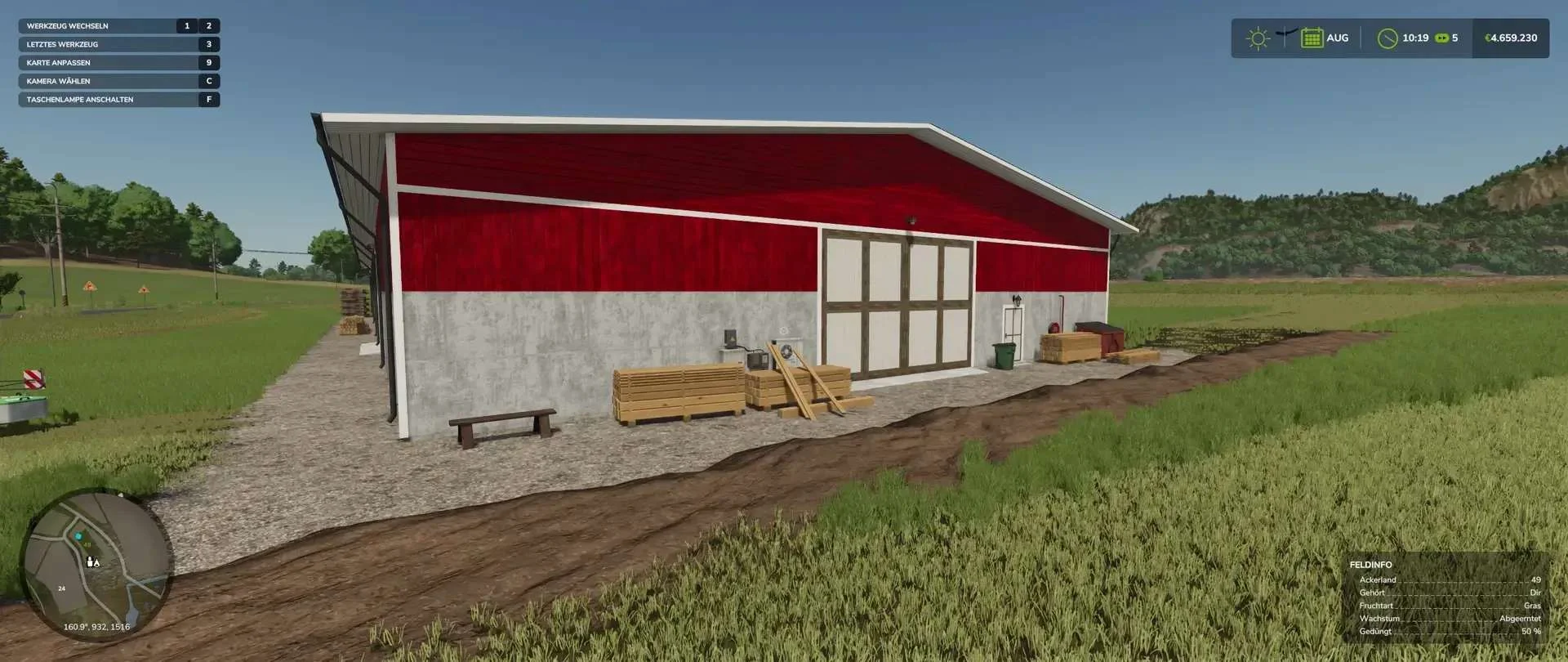 FS25 Sawmill / PelletPalet v1.0 Objects Mod FS25 Mod Free Download