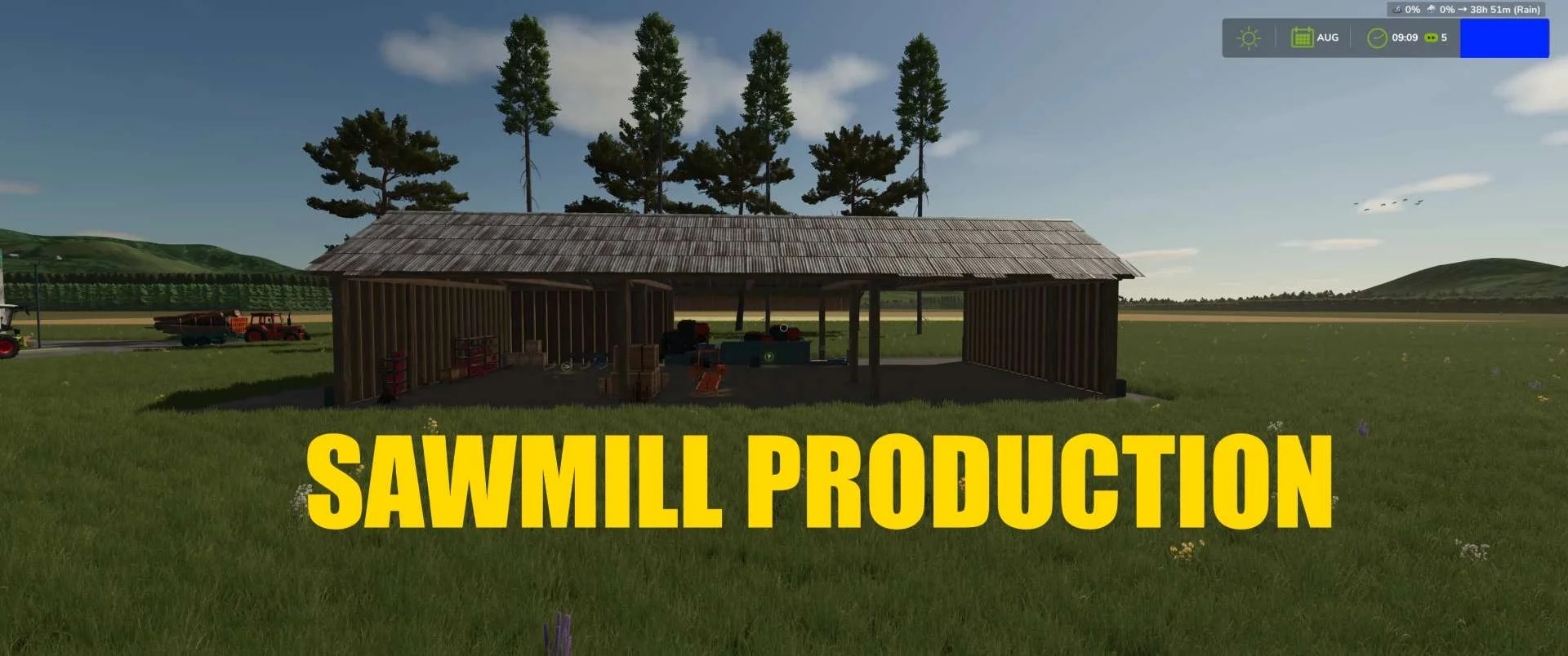 FS25 SAWMILL PRODUCTION v1.0 Objects Mod FS25 Mod Free Download