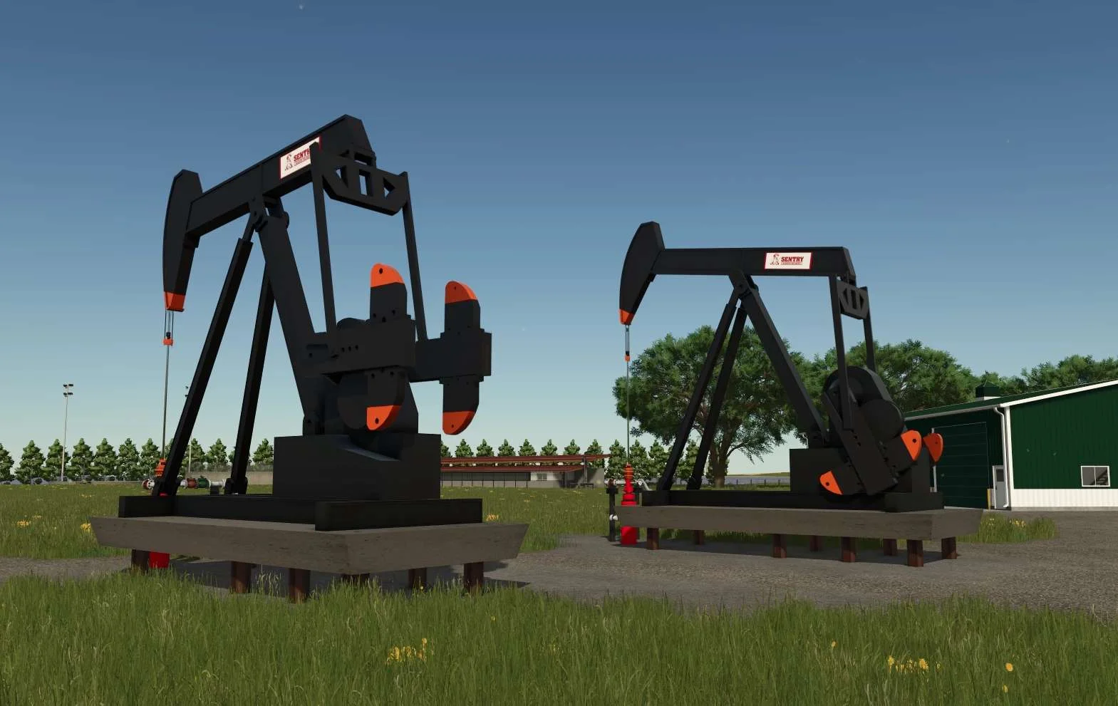 FS25 Sentry Pump Jack v1.0 Objects Mod FS25 Mod Free Download