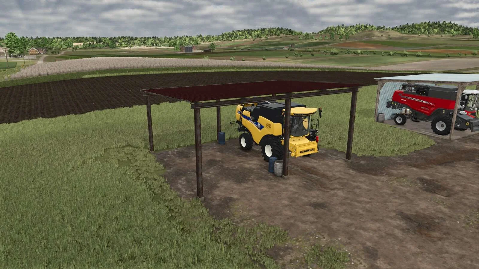 FS25 Sheds Package v1.0 Objects Mod FS25 Mod Free Download