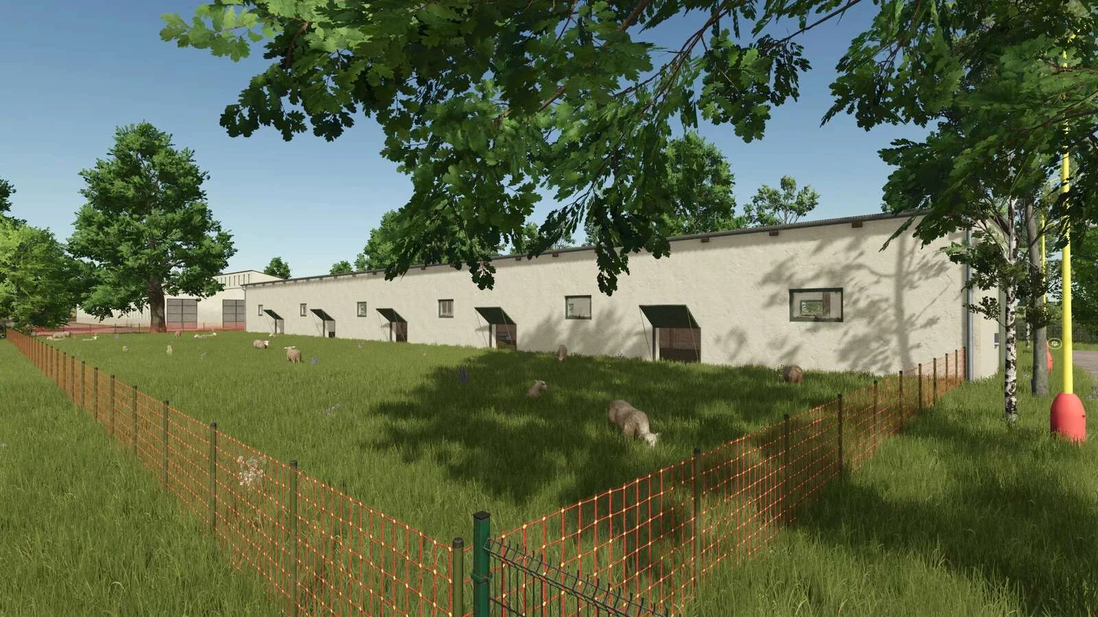 FS25 Sheep And Goat Barn Big v1.0 Objects Mod FS25 Mod Free Download