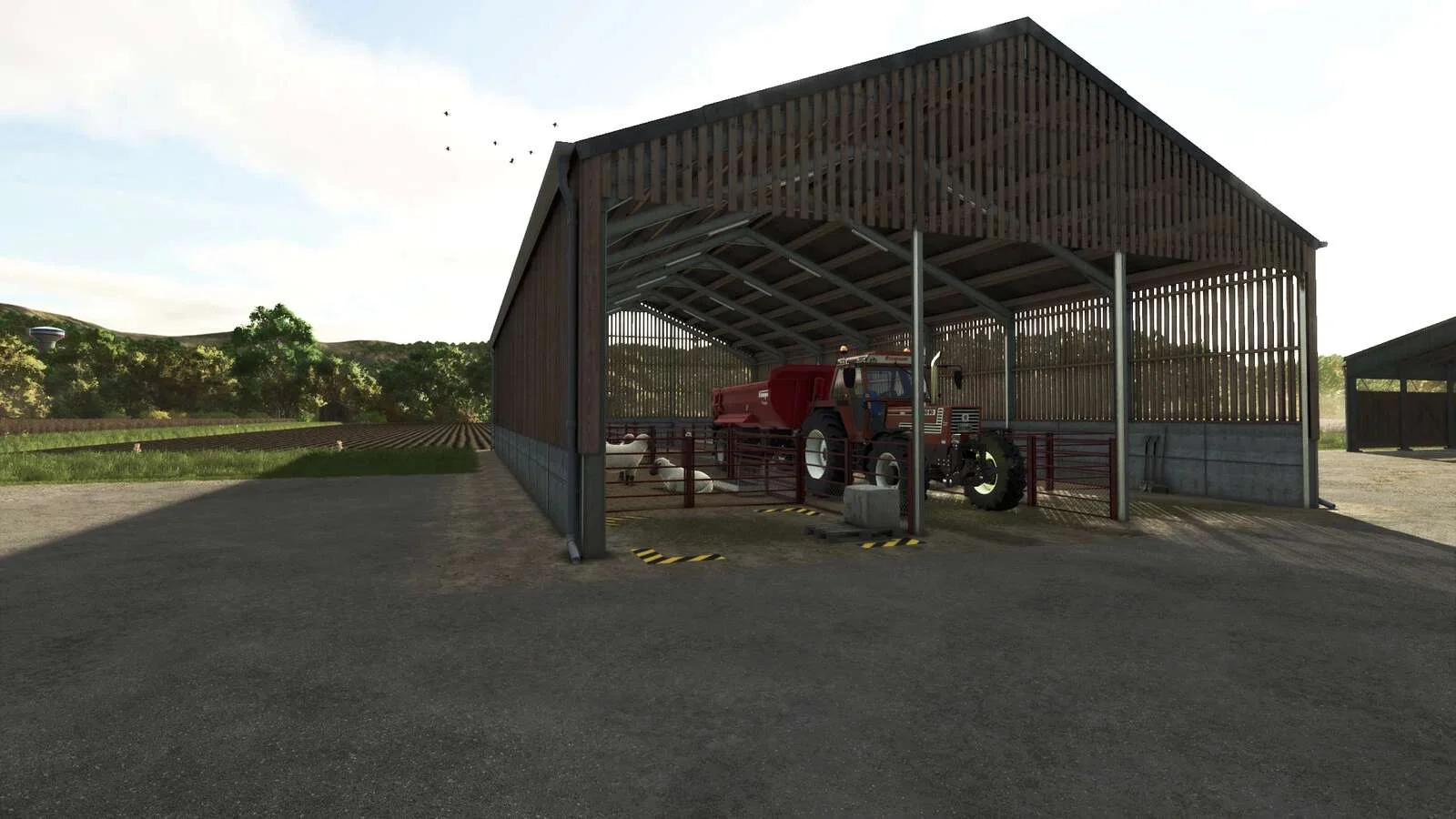 FS25 Sheep And Goats Barn v1.0 Objects Mod FS25 Mod Free Download