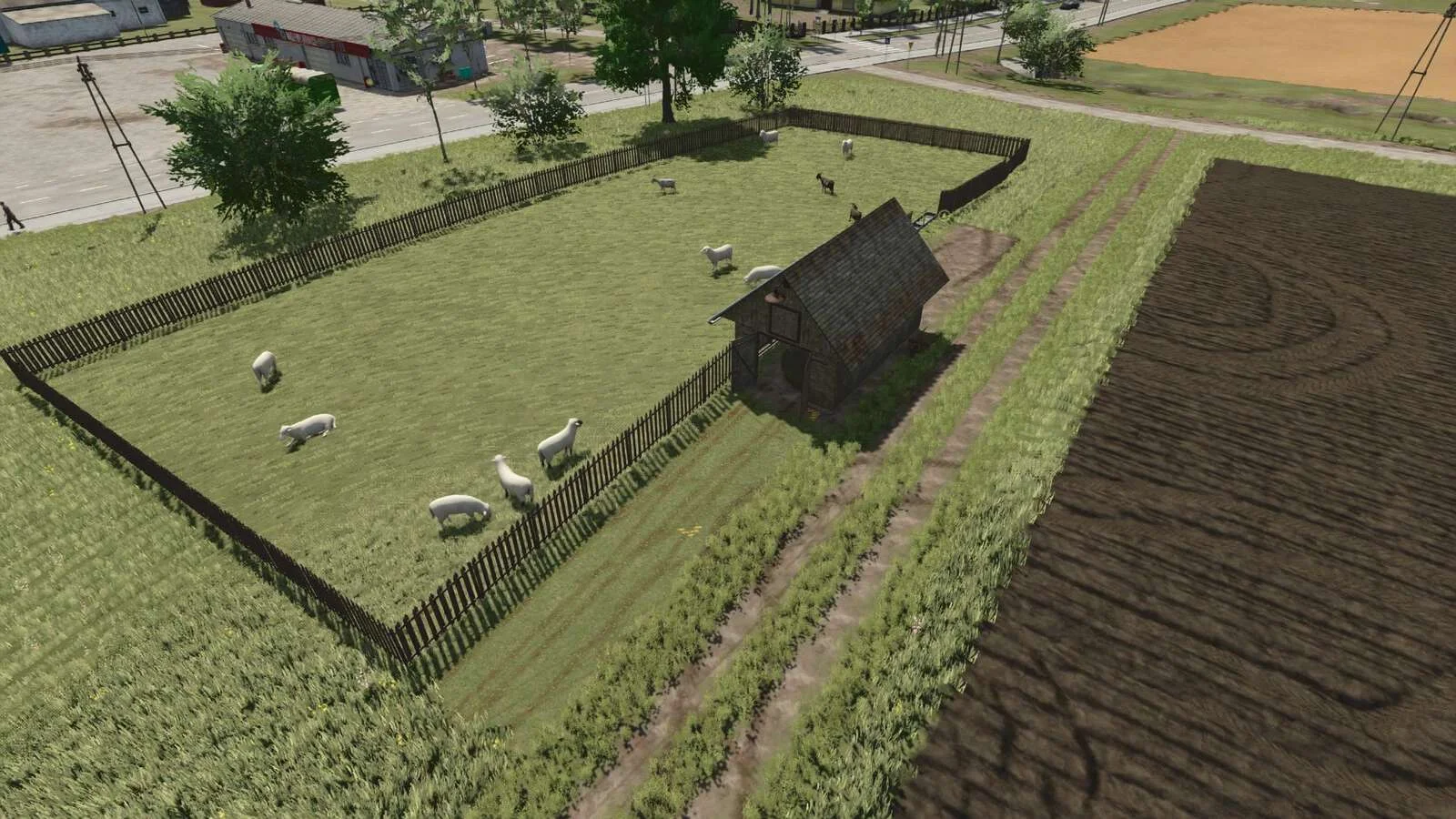 FS25 Sheep Small Barn v1.0 Objects Mod FS25 Mod Free Download