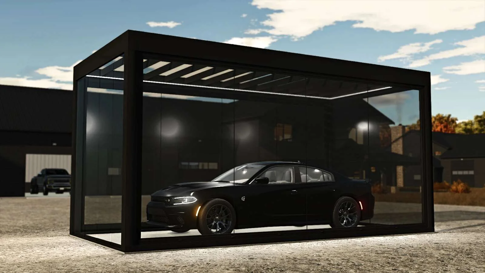 FS25 Showroom Container v1.0 Objects Mod FS25 Mod Free Download