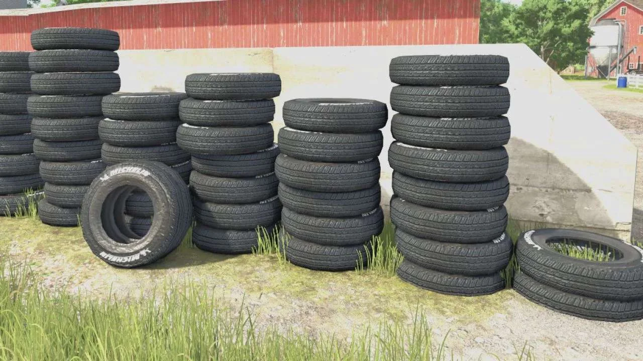 FS25 Silo Decoration Set V1.0.01 Objects Mod FS25 Mod Free Download