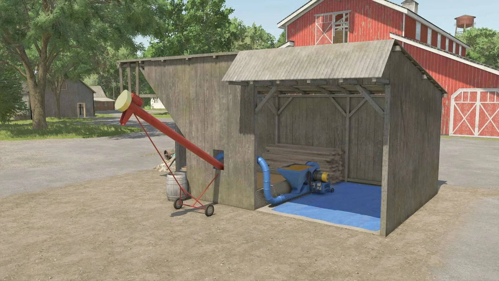 FS25 Silo Shed v1.0 Objects Mod FS25 Mod Free Download