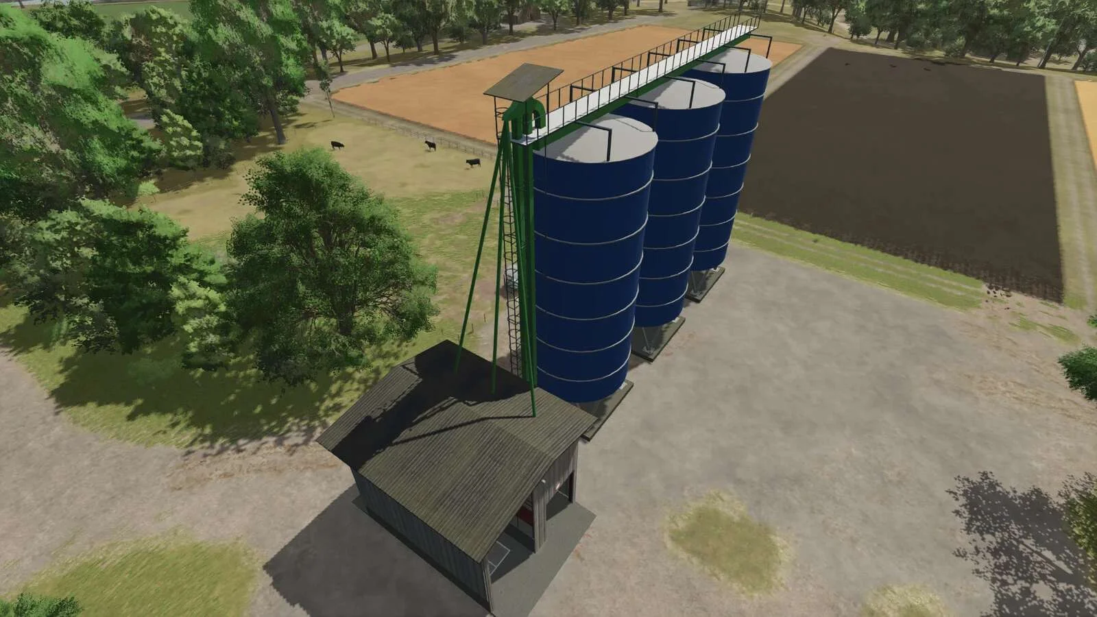FS25 Silos VTC + Extension v1.0.0.1 Objects Mod FS25 Mod Free Download