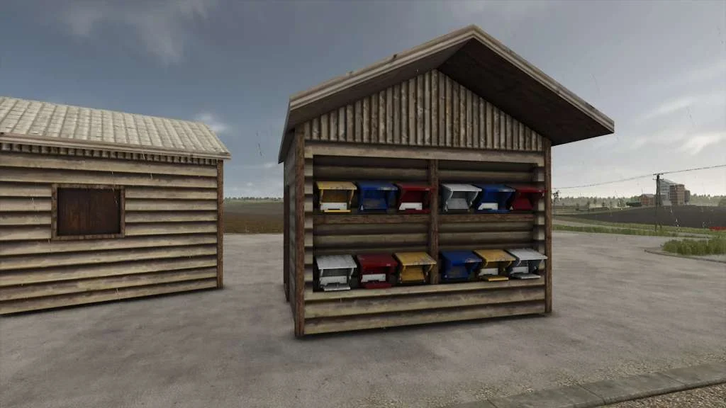 FS25 Small Bee Hive v1.6 Objects Mod FS25 Mod Free Download