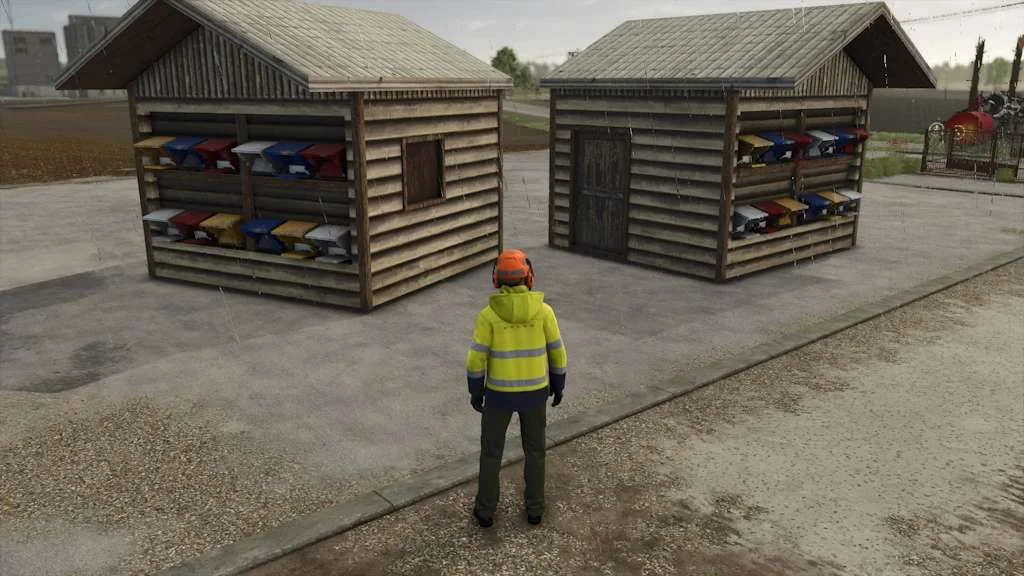 FS25 Small Bee Hive v1.8 Objects Mod FS25 Mod Free Download