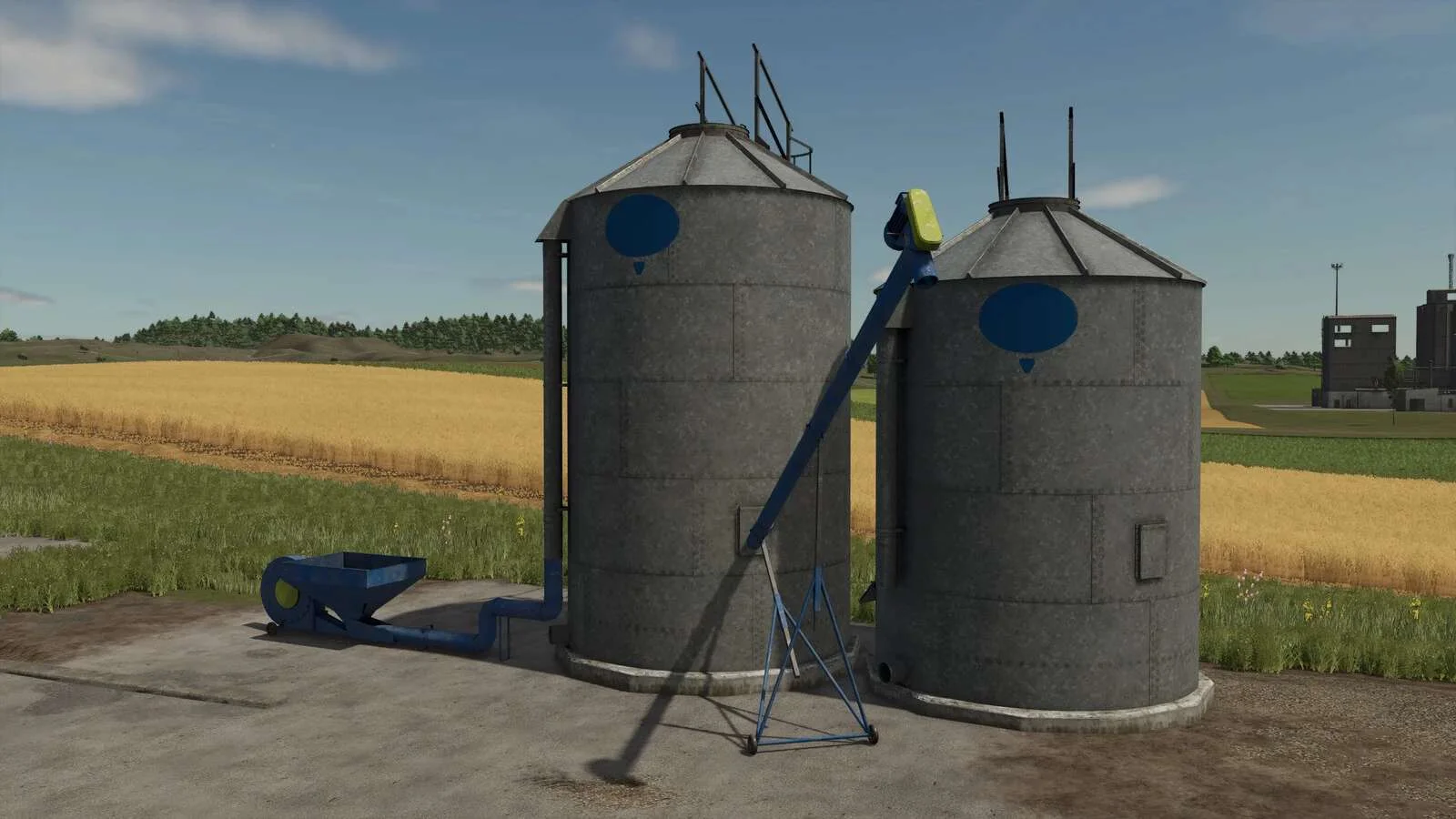 FS25 Small Grain Silos Pack v1.0 Objects Mod FS25 Mod Free Download