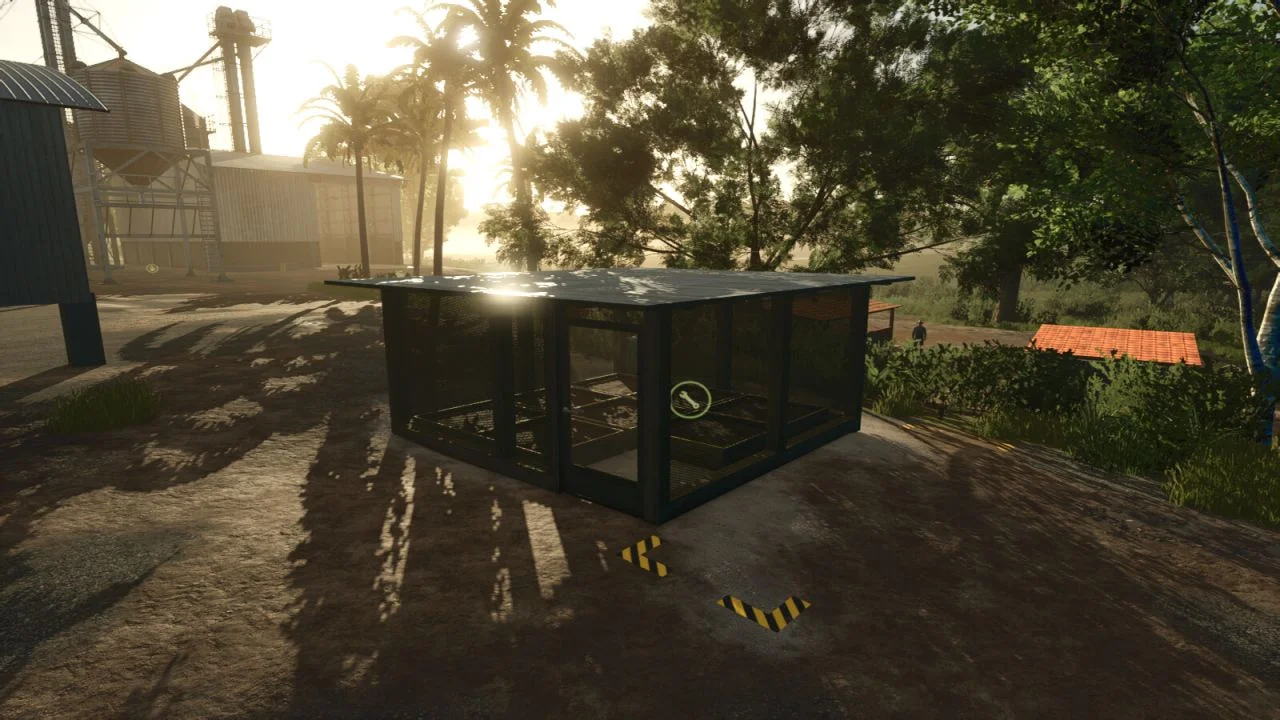 FS25 Small Greenhouse BR V1.0 Objects Mod FS25 Mod Free Download