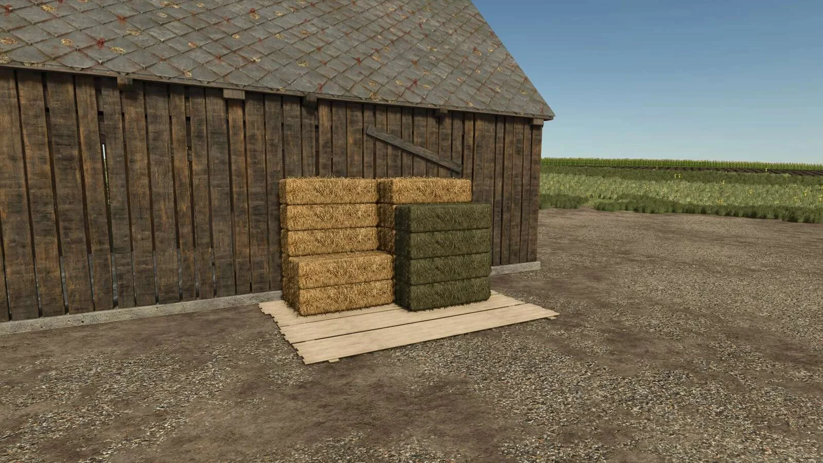 FS25 Small HD Bale Storage v1.0 Objects Mod FS25 Mod Free Download