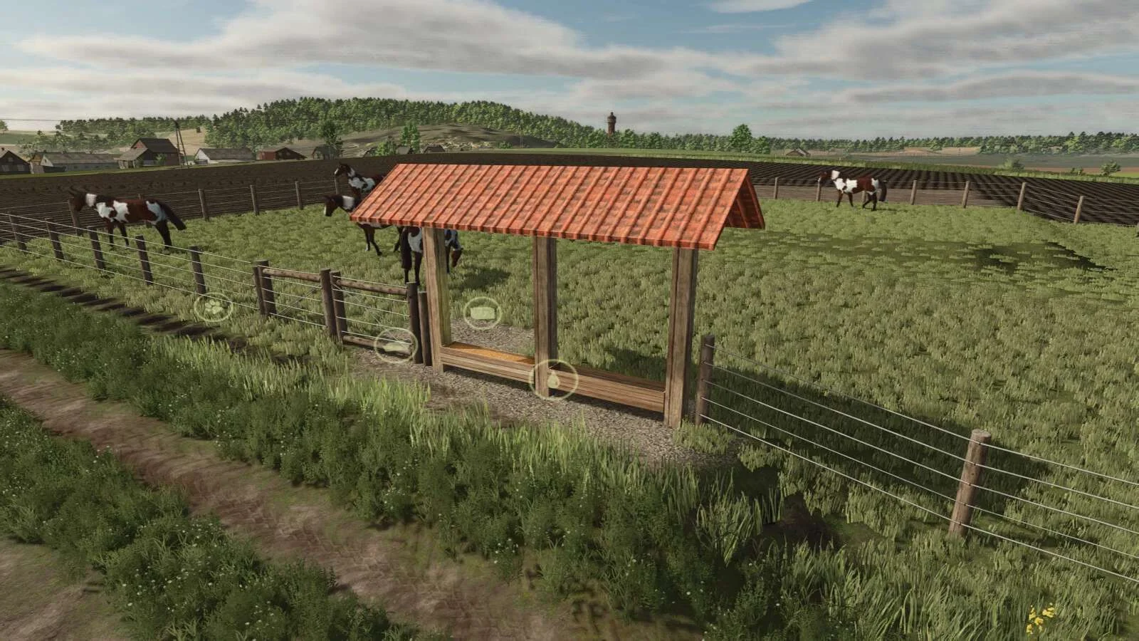 FS25 Small Pasture For Cows And Horses v1.0 Objects Mod FS25 Mod Free Download