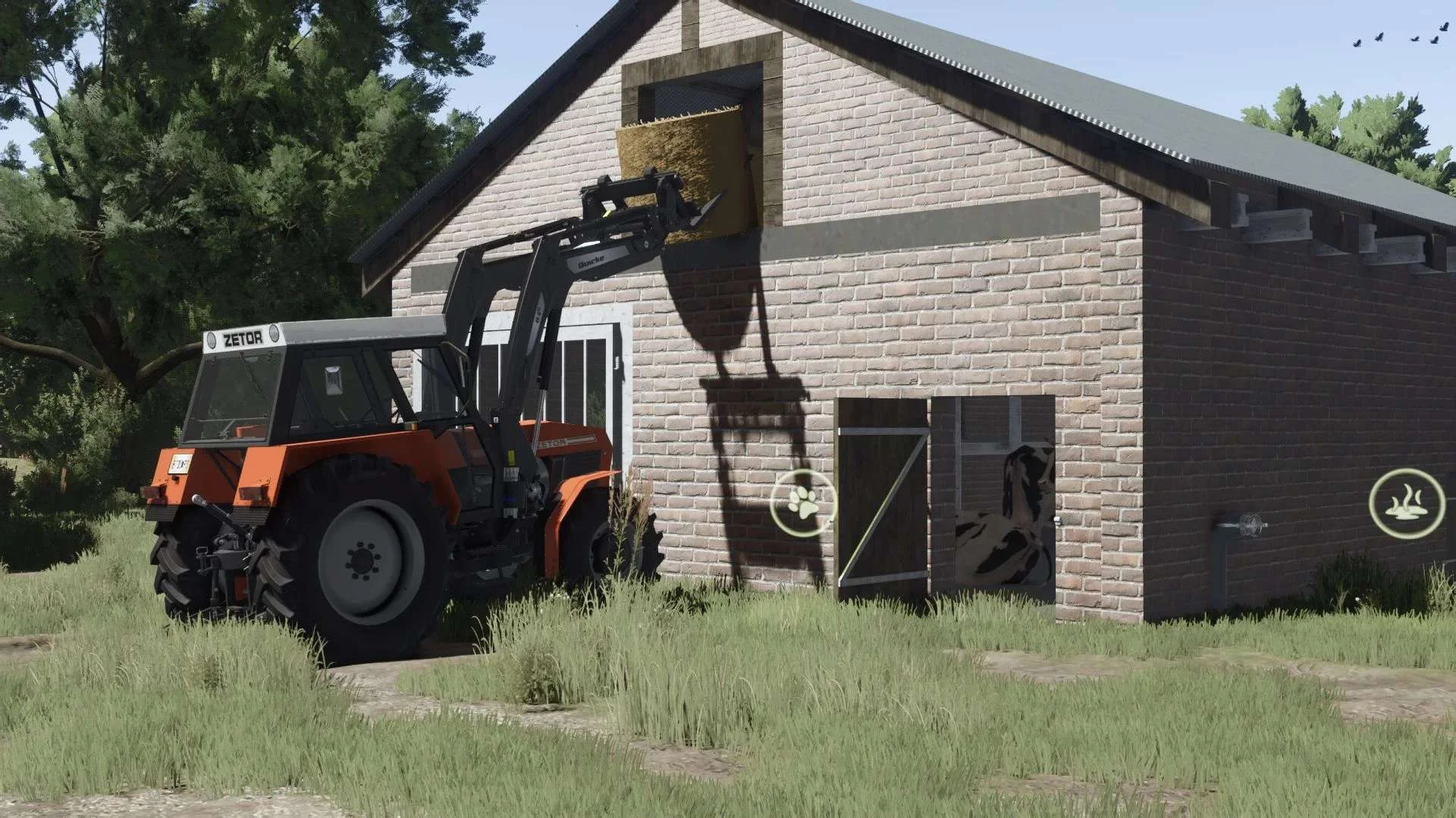 FS25 Small Polish Cow Shed v1.0 Objects Mod FS25 Mod Free Download