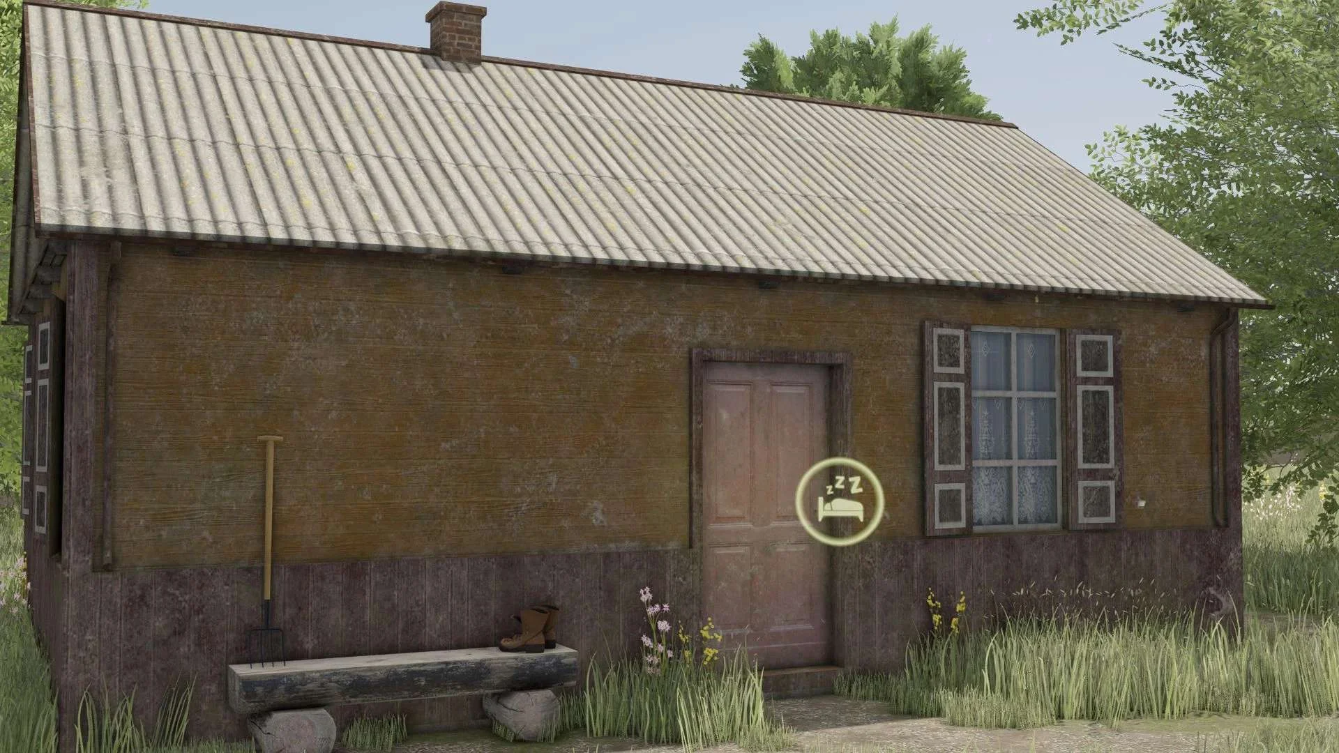 FS25 Small Polish Wooden House v1.0 Objects Mod FS25 Mod Free Download