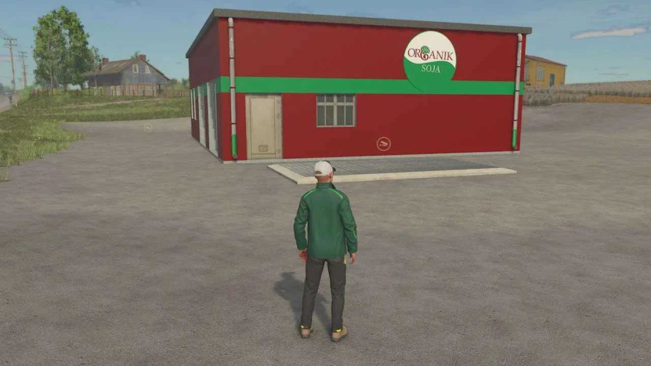 FS25 Soja Factory v1.0 Objects Mod FS25 Mod Free Download
