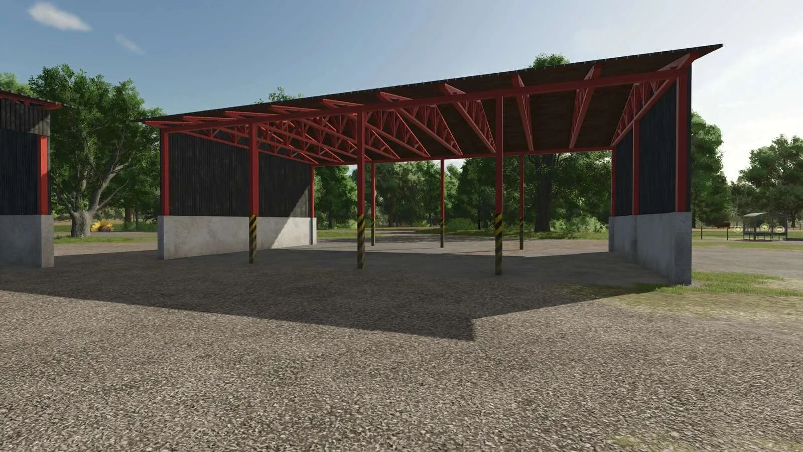 FS25 Steel Sheds Pack v1.0 Objects Mod FS25 Mod Free Download
