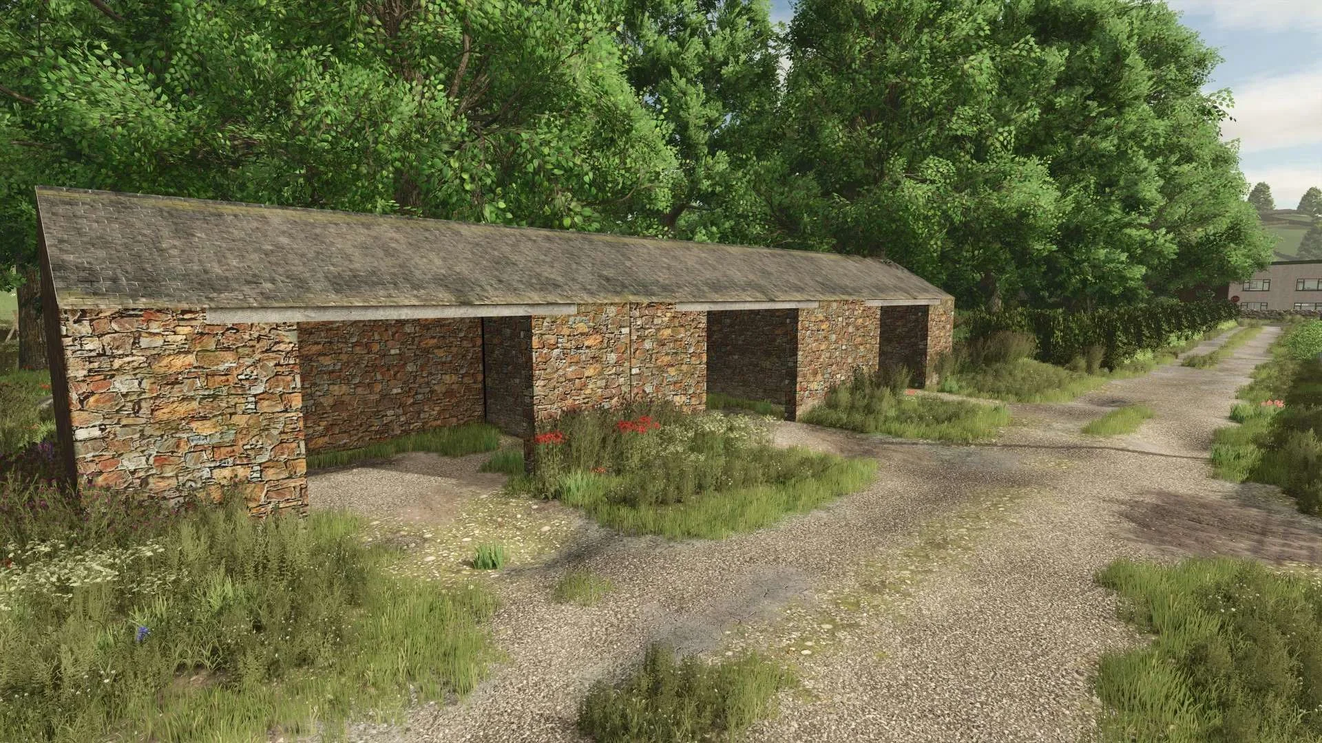 FS25 Stone Shed Pack v1.0 Objects Mod FS25 Mod Free Download