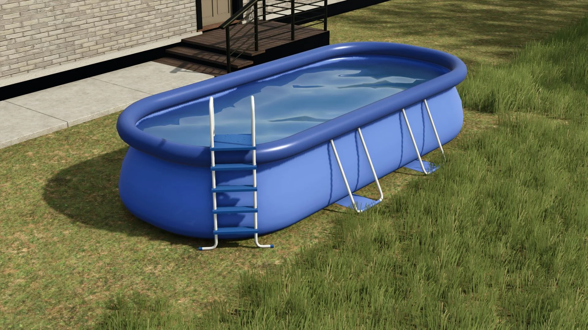 FS25 Swimming Pool 2 V1.0 Objects Mod FS25 Mod Free Download