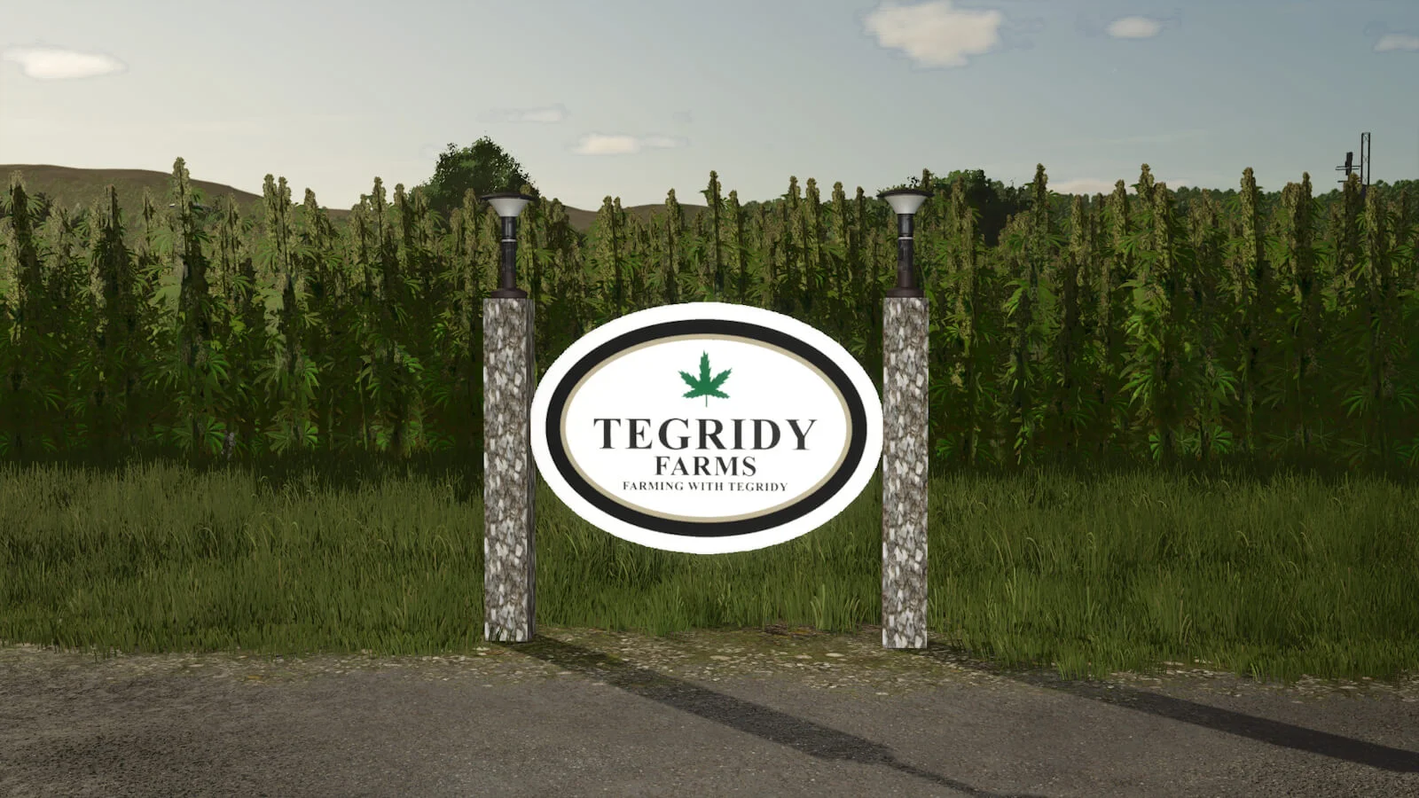 FS25 Tegridy Farm Sign V1.1 Objects Mod FS25 Mod Free Download