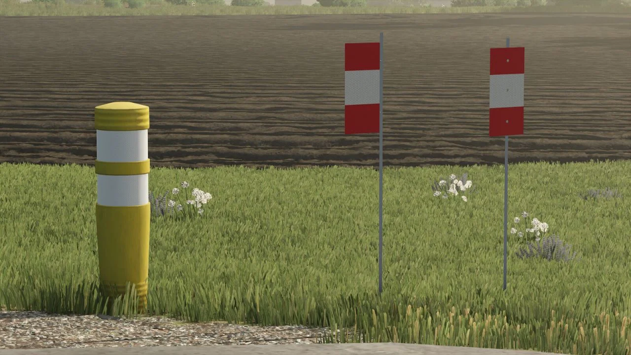 FS25 Temporary Construction Site Beacon Pack V1.0.1 Objects Mod FS25 Mod Free Download