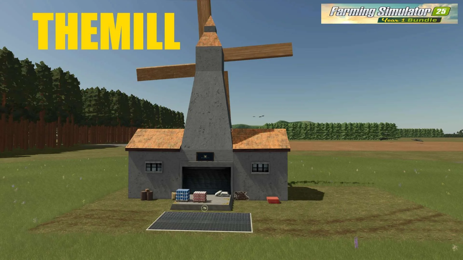 FS25 THE MILL V1.0 Objects Mod FS25 Mod Free Download
