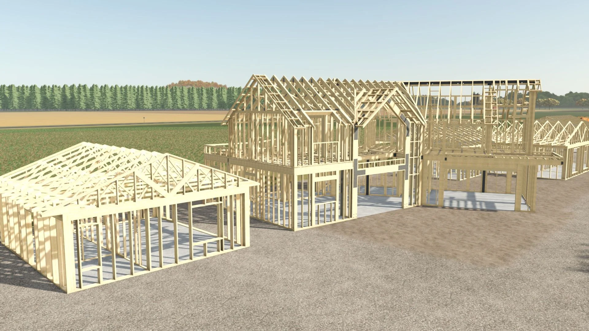 FS25 Timber Constructions v1.0 Objects Mod FS25 Mod Free Download