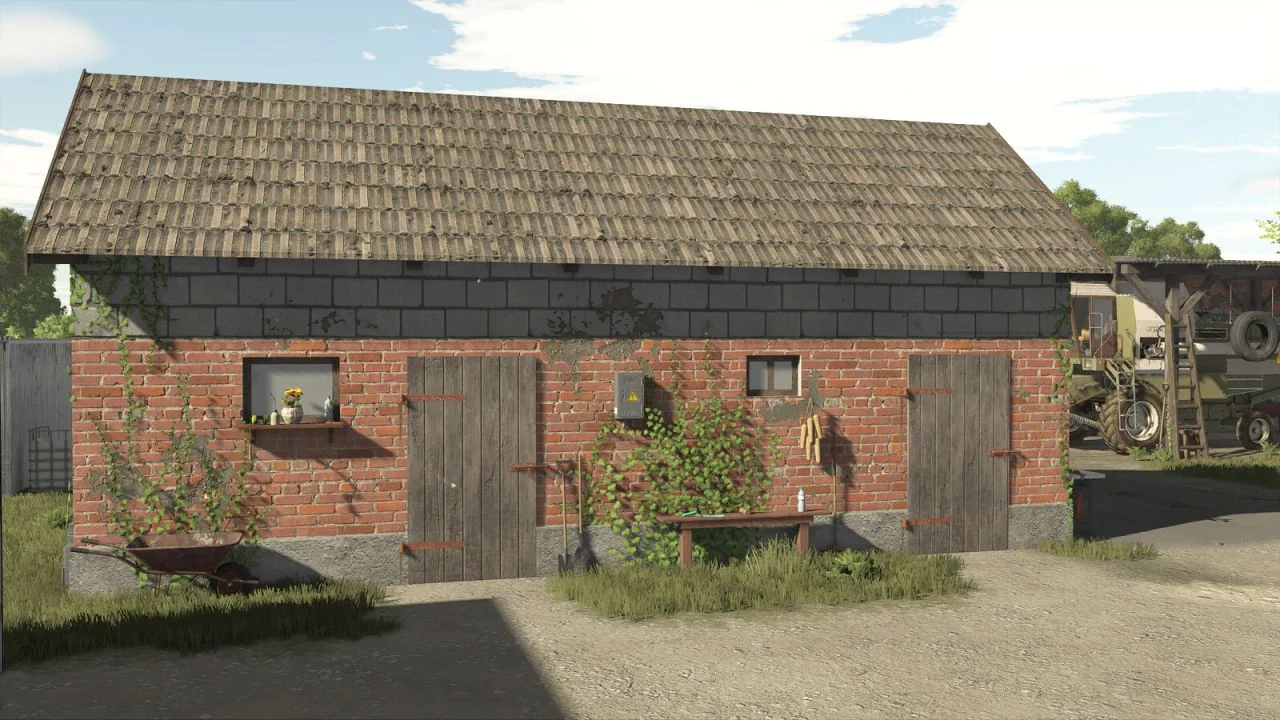 FS25 Tool Shed Large V1.0 Objects Mod FS25 Mod Free Download