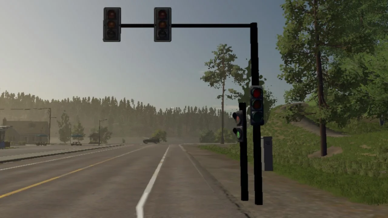 FS25 Traffic Light Pack V1.0.0.1 Objects Mod FS25 Mod Free Download