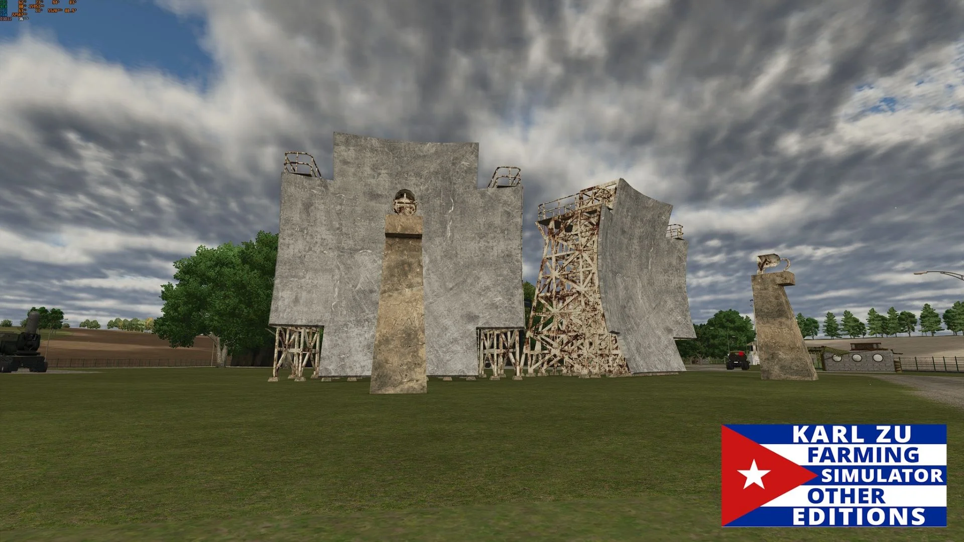 FS25 Tropospheric scatter transmission system V1.0 Objects Mod FS25 Mod Free Download