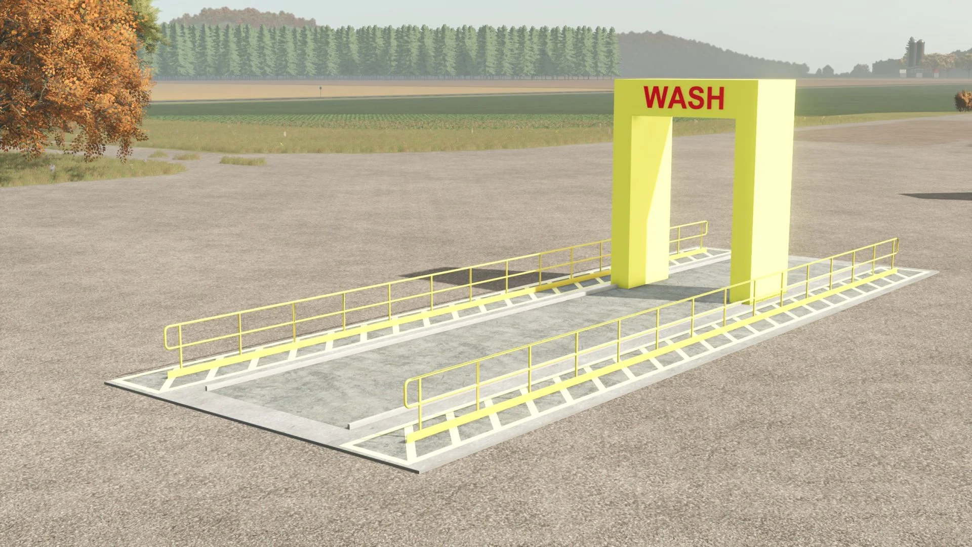 FS25 Truck Wash v1.0 Objects Mod FS25 Mod Free Download