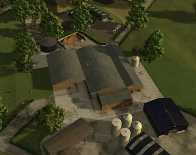 FS25 UK Style Dairy v1.0 Objects Mod FS25 Mod Free Download