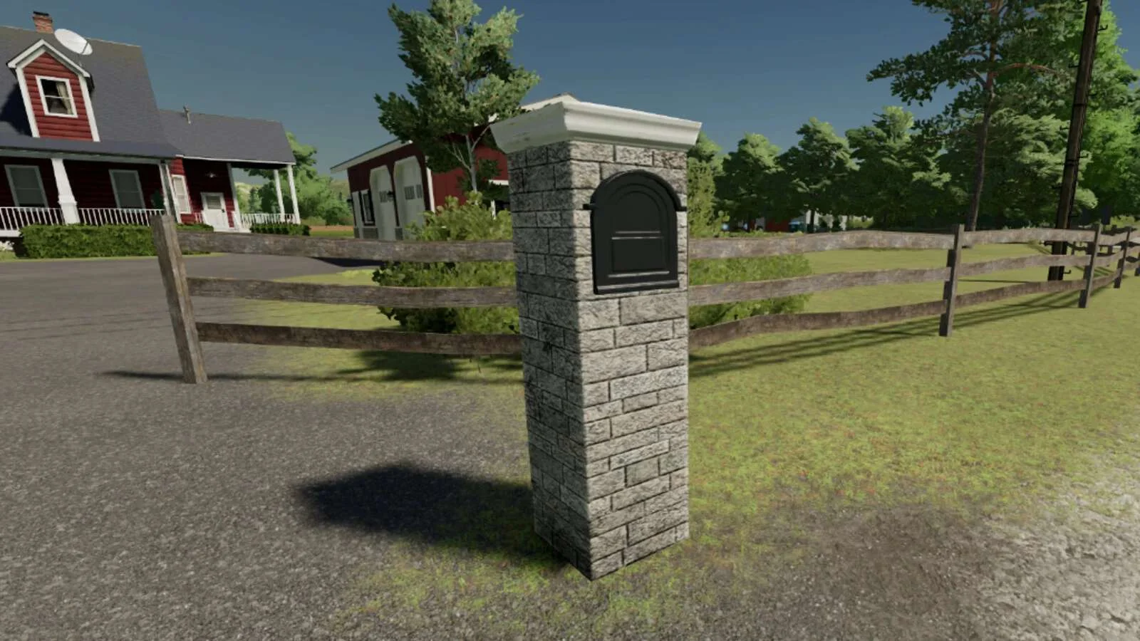FS25 US Mailboxes v1.0 Objects Mod FS25 Mod Free Download
