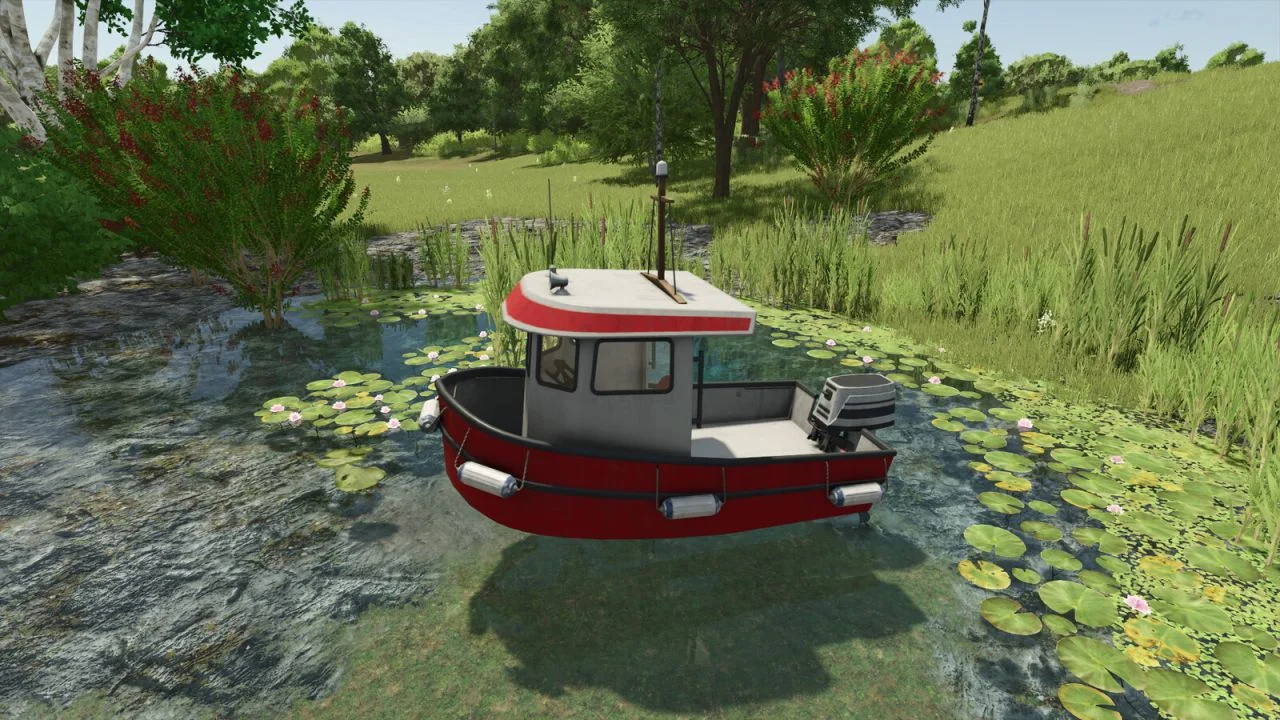 FS25 Water Deco V1.0 Objects Mod FS25 Mod Free Download