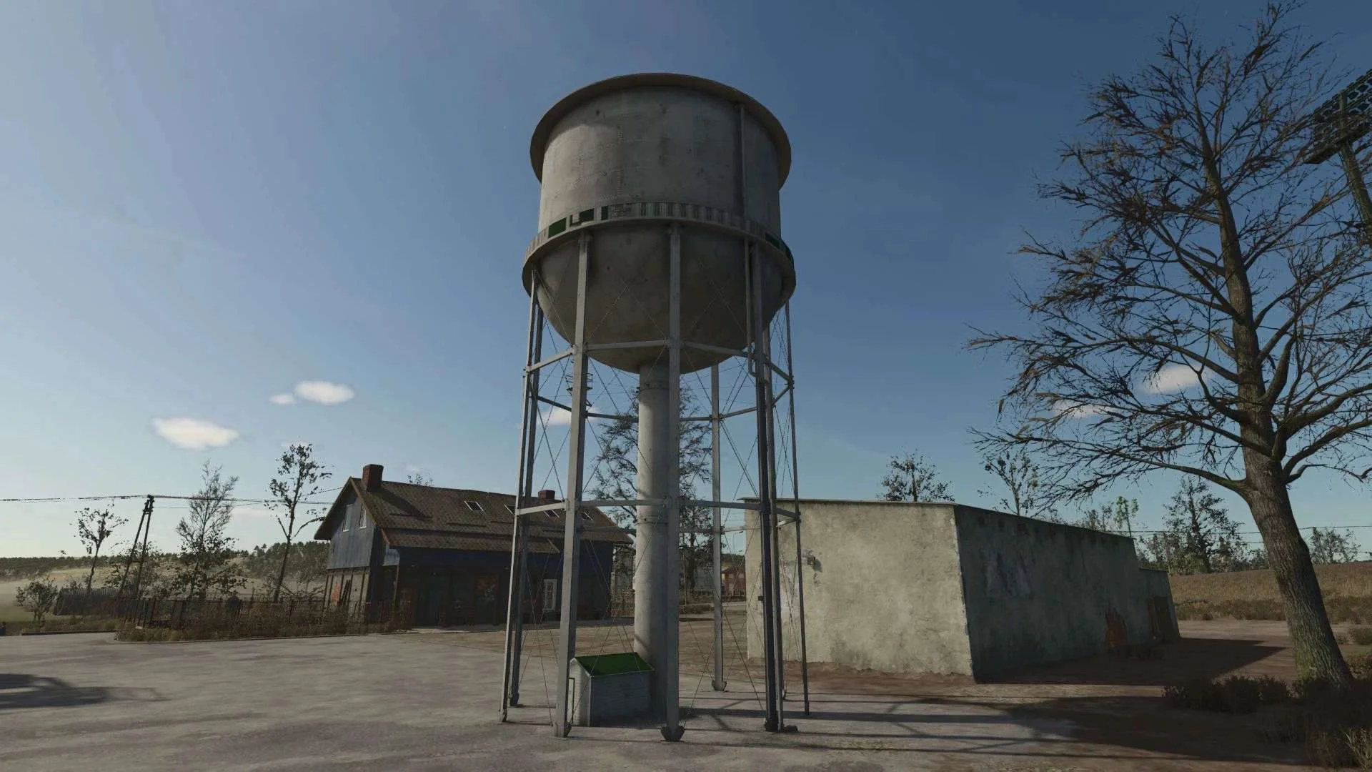 FS25 Water Tower v1.1 Objects Mod FS25 Mod Free Download