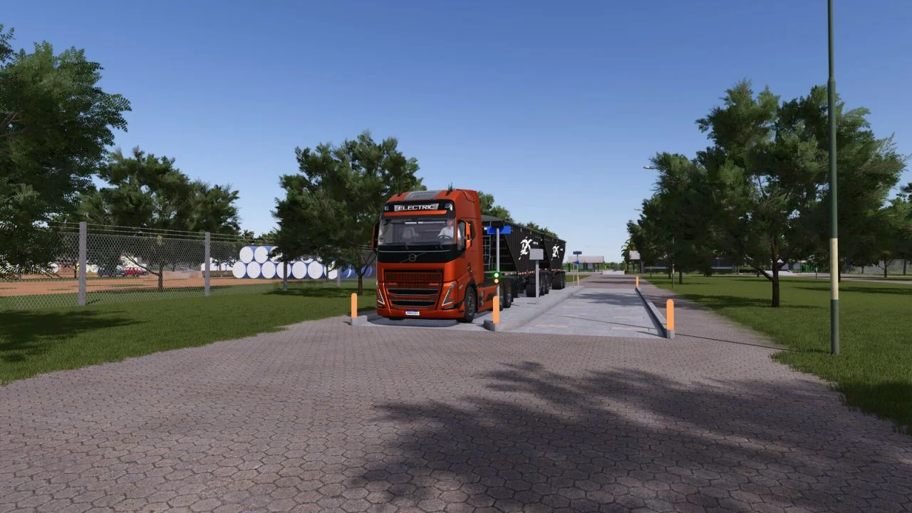 FS25 Weighing Station Large V1.0 Objects Mod FS25 Mod Free Download
