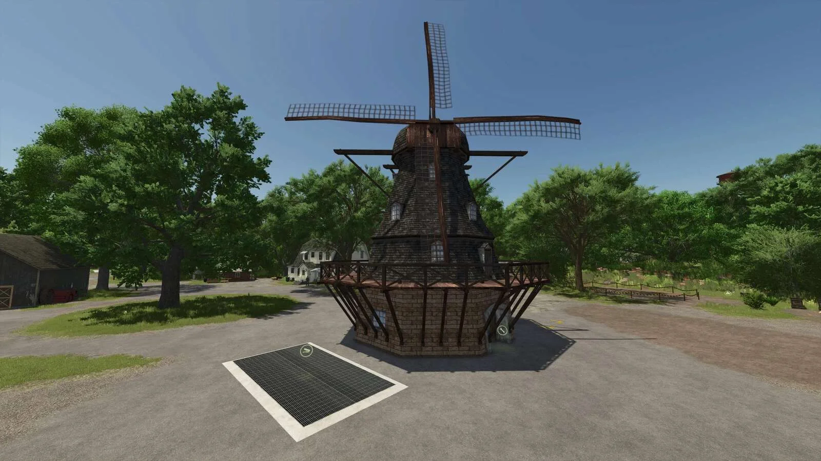 FS25 Windmill v1.0 Objects Mod FS25 Mod Free Download