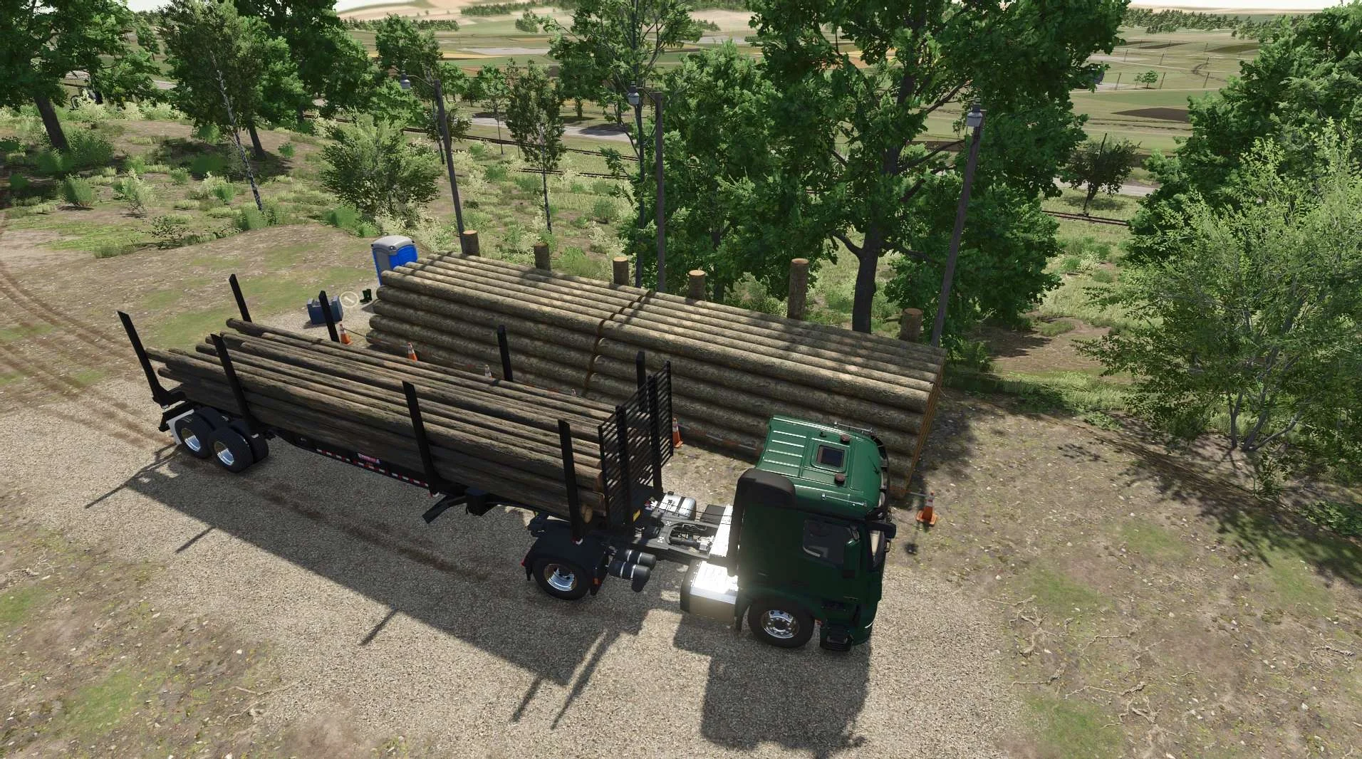 FS25 Wood distribution v1.0.0.1 Objects Mod FS25 Mod Free Download