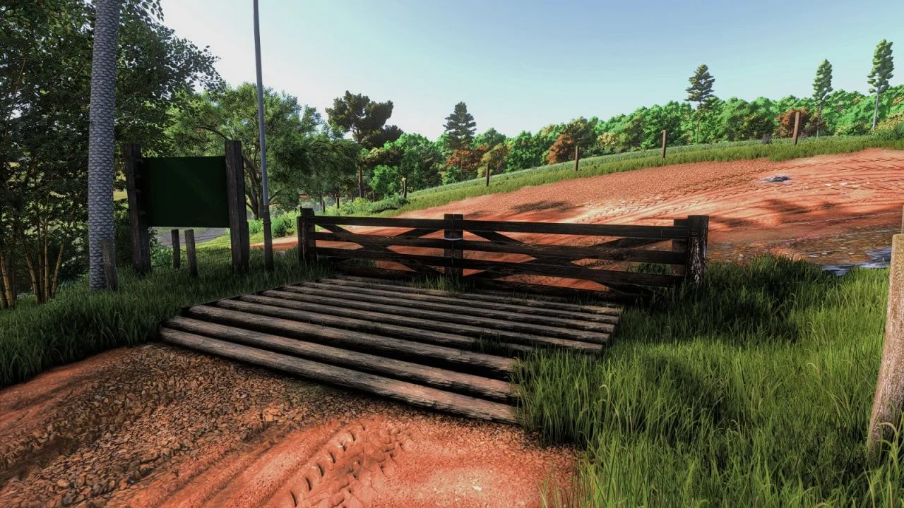 FS25 Wooden fence V1.0 Objects Mod FS25 Mod Free Download