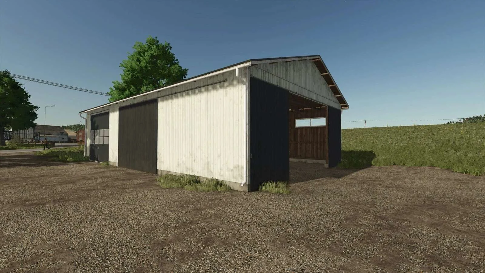 FS25 Wooden Garages And Workshops v1.1 Objects Mod FS25 Mod Free Download