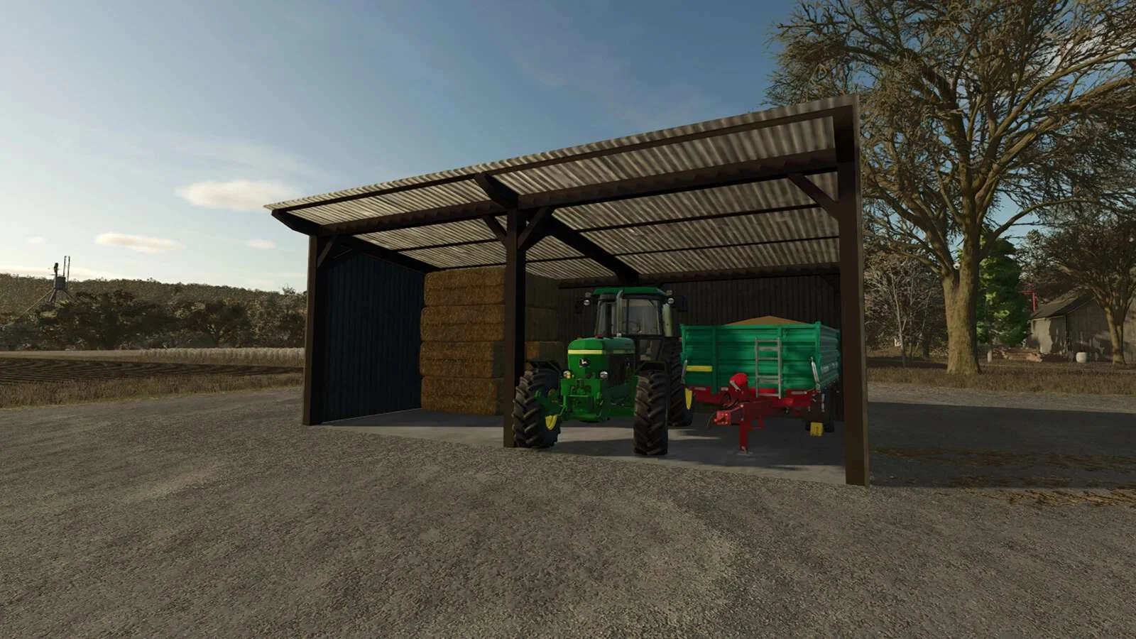 FS25 Wooden Shelter v1.0 Objects Mod FS25 Mod Free Download