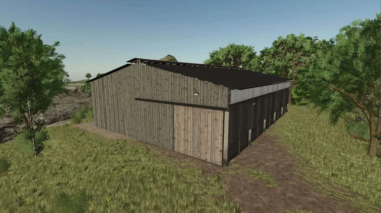 FS25 Wooden Storage Shed v1.0 Objects Mod FS25 Mod Free Download
