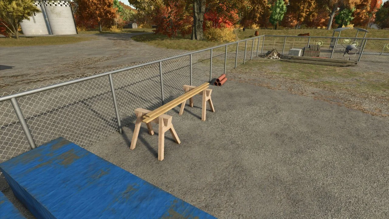 FS25 Woodtrestle V1.0 Objects Mod FS25 Mod Free Download