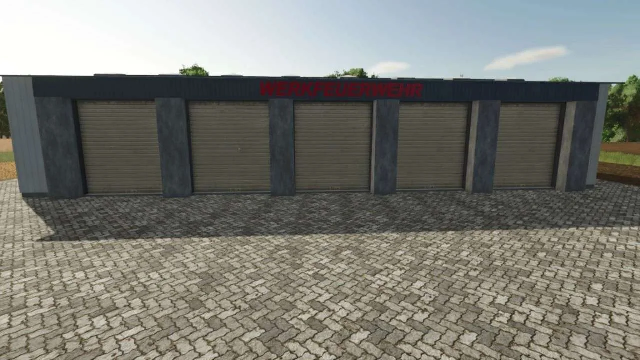 FS25 Work fire brigade guard v1.0.0.1 Objects Mod FS25 Mod Free Download