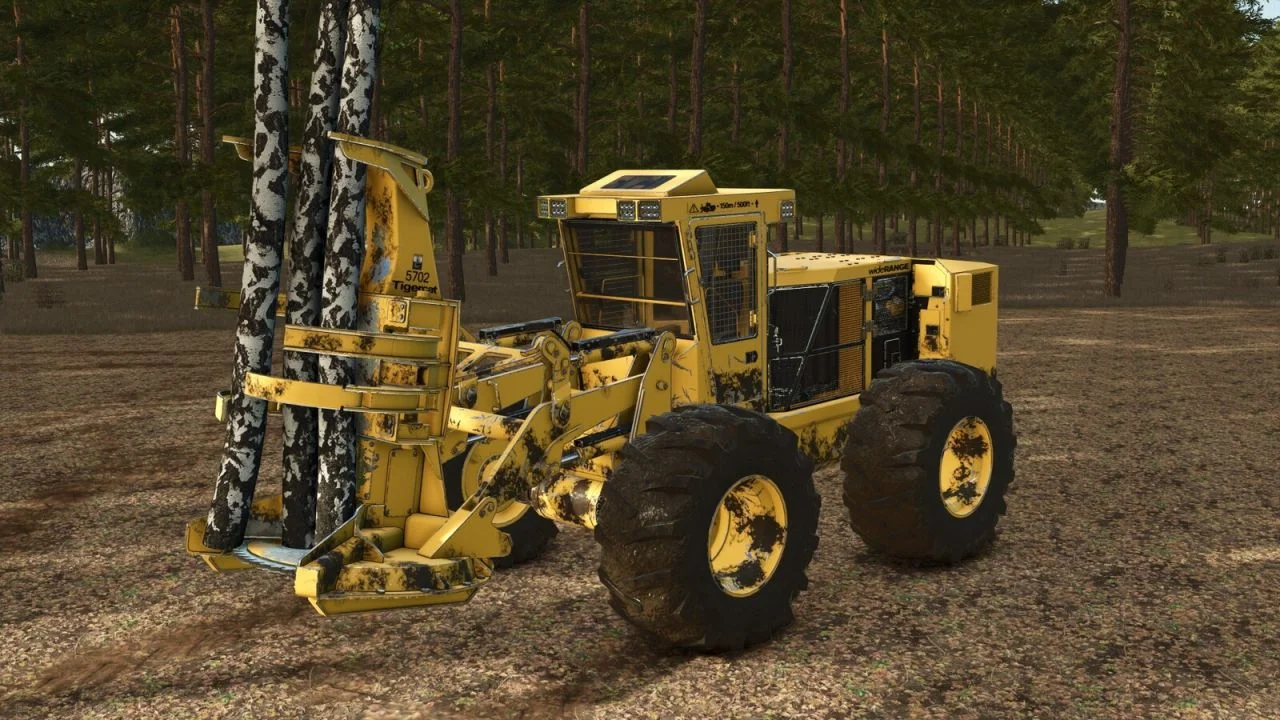 FS25 669 Buncher V1.0 Forestry Mod FS25 Mod Free Download