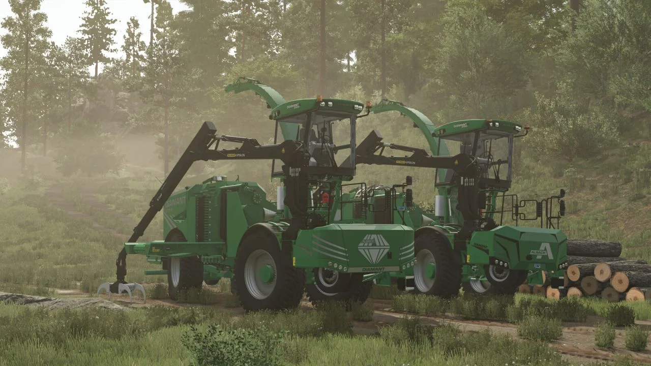 FS25 Albach Diamant 2000 V1.1 Forestry Mod FS25 Mod Free Download