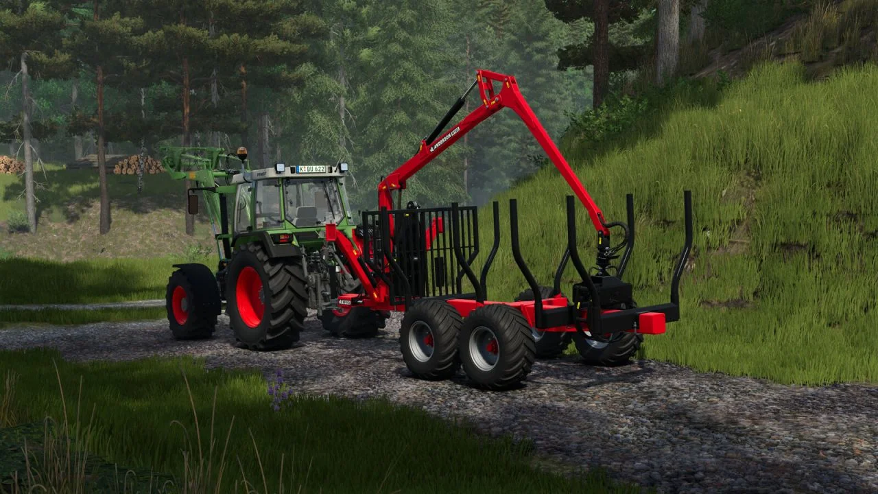 FS25 Anderson Group M-160 V1.0.0.1 Forestry Mod FS25 Mod Free Download