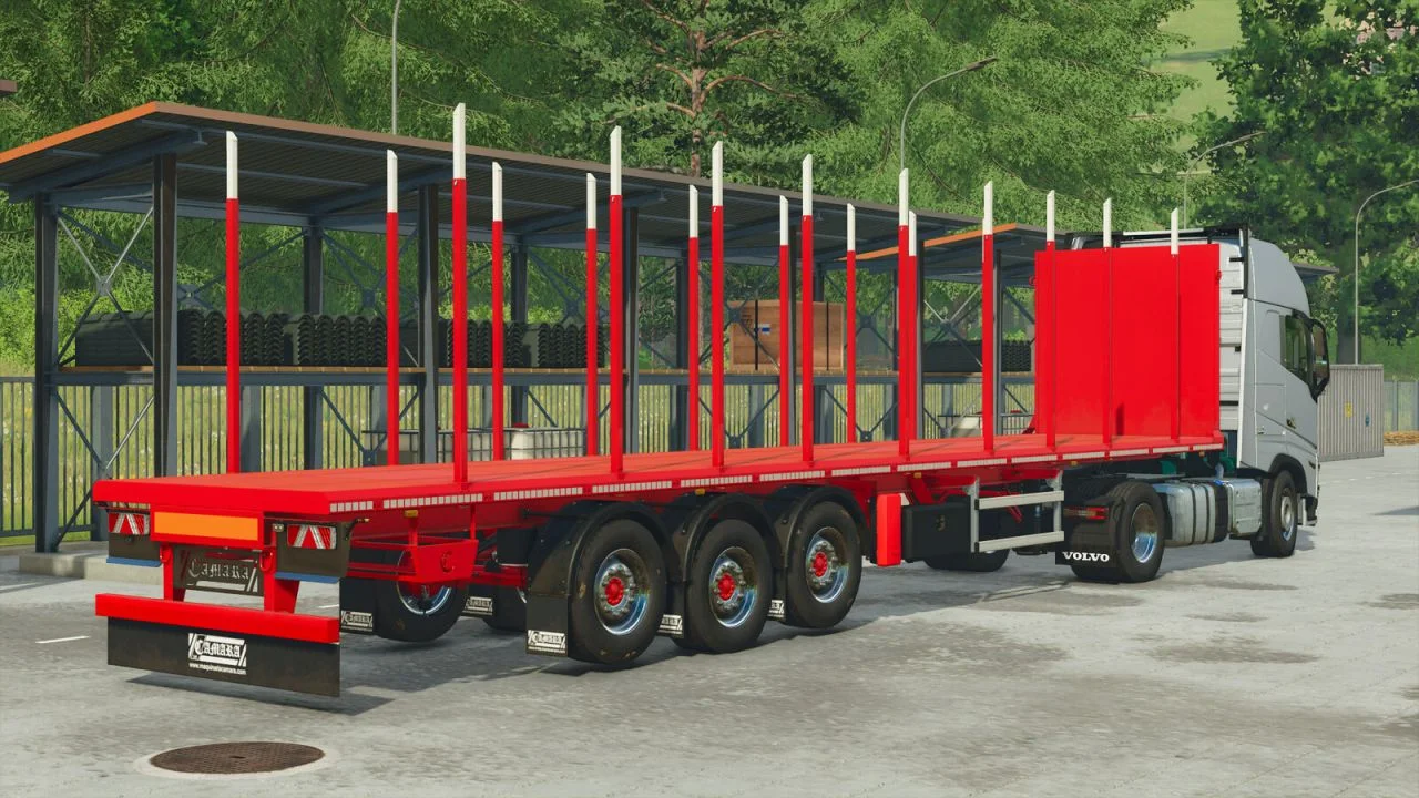FS25 Camara Timber Trailer Pack V1.6 Forestry Mod FS25 Mod Free Download