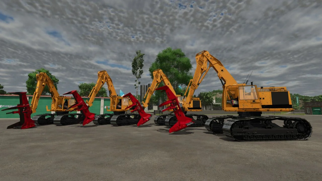 FS25 Custom feller buncher V1.0.0.2 Forestry Mod FS25 Mod Free Download