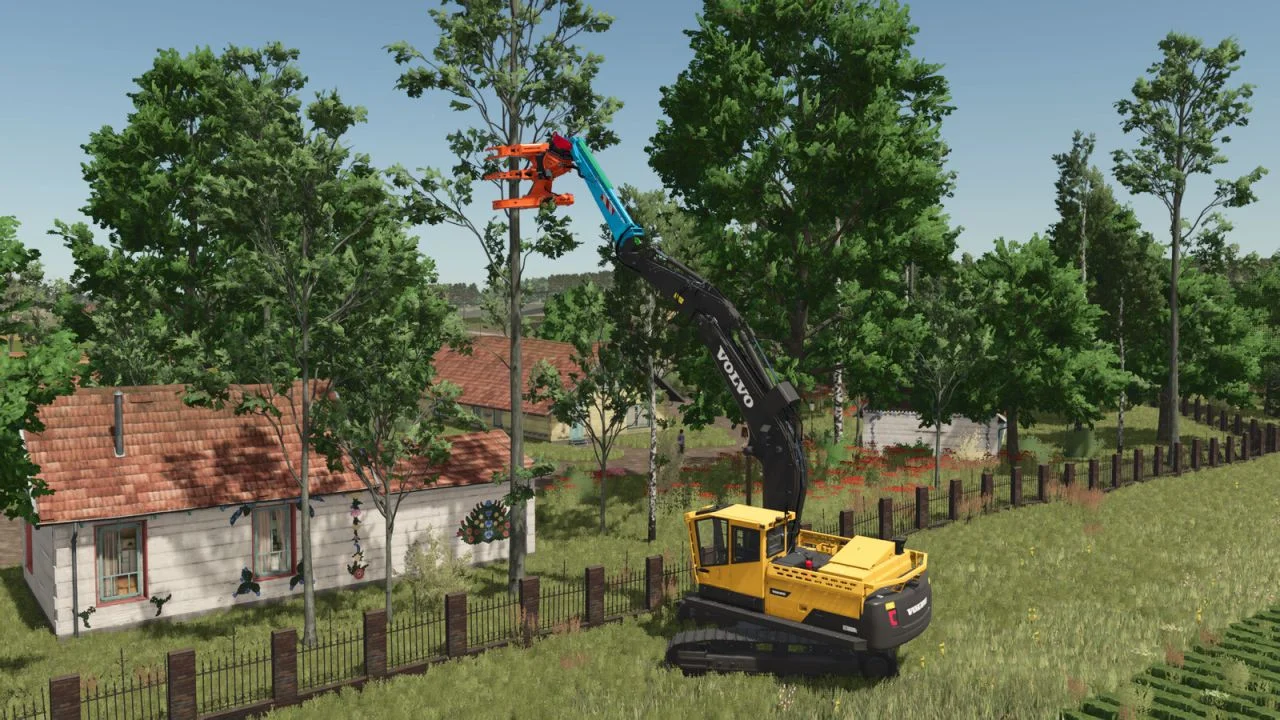 FS25 Excavator Arm Extension V1.0.0.1 Forestry Mod FS25 Mod Free Download
